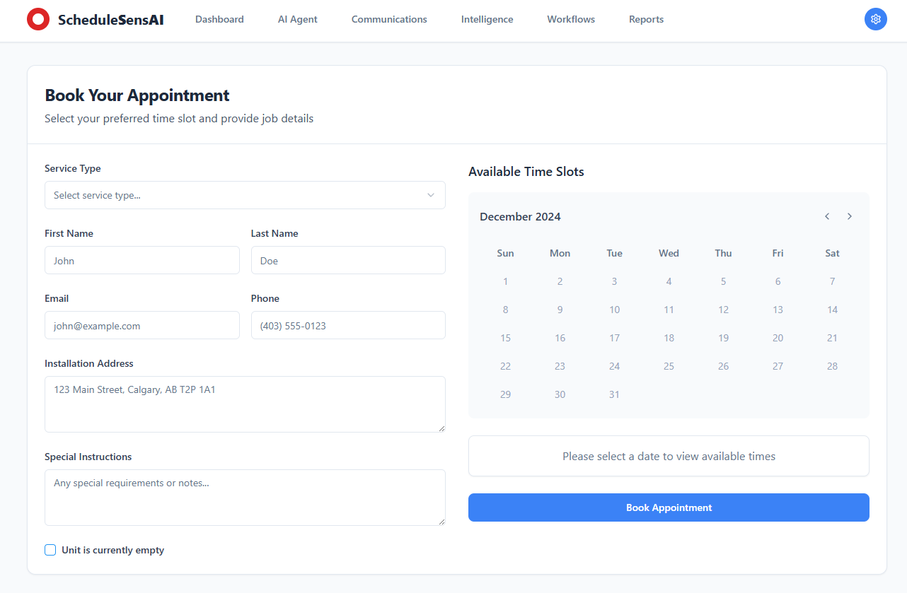 ScheduleSensAI screenshot