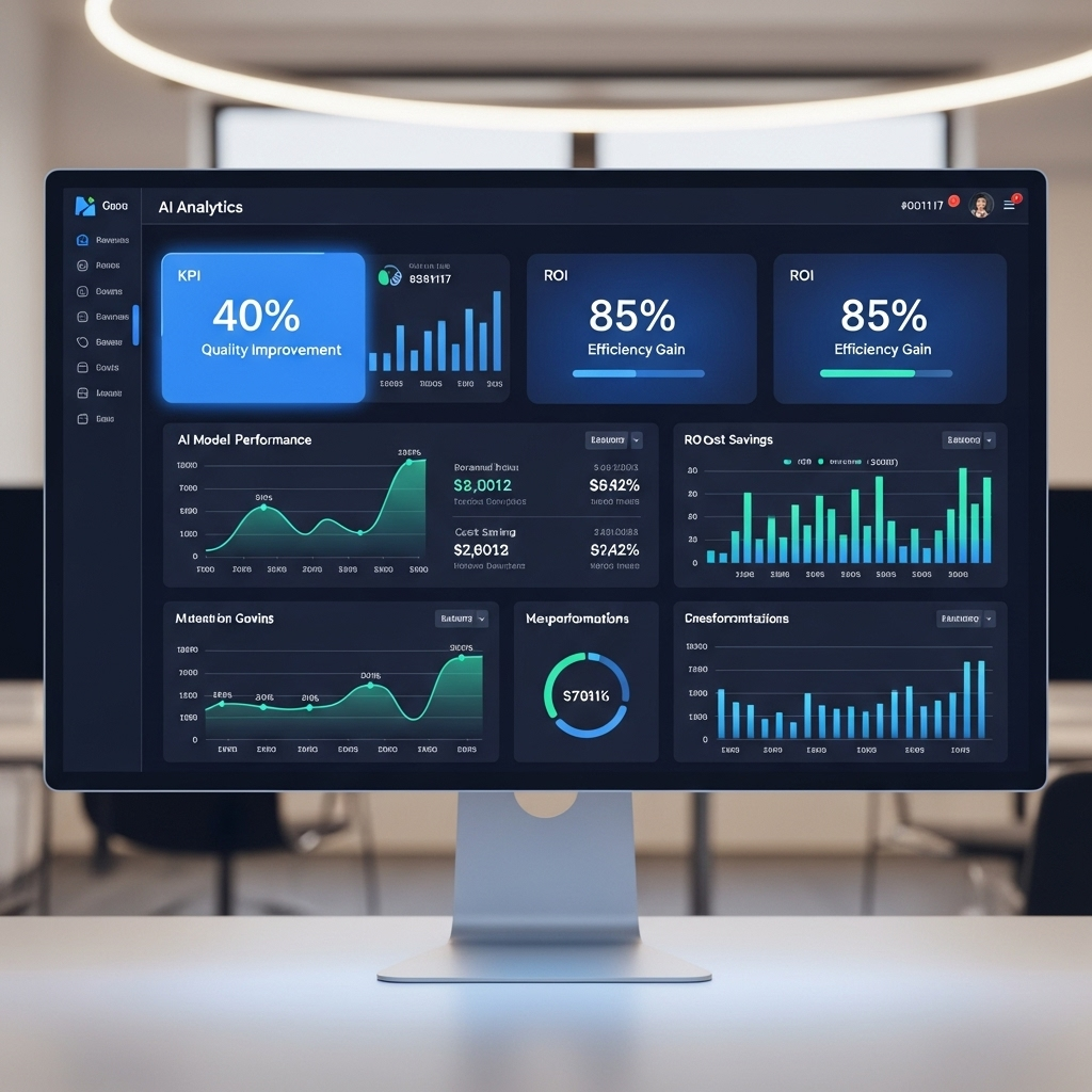 Retail AI analytics dashboard